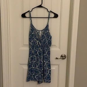 Blue romper